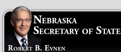 Nebraska Secretary of State - Robert B. Evnen